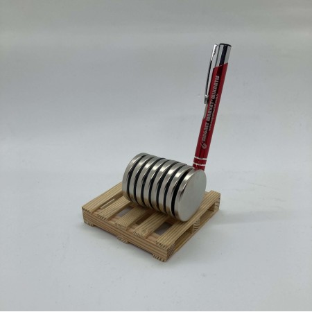 Неодимовый магнит, диам. 40 мм X толщ. 5 мм