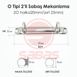2O halka20mm/(sırt 25mm)