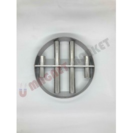Neodyum Izgara Seperatör - Ø200 mm | Manyetik Elek Mıknatıs